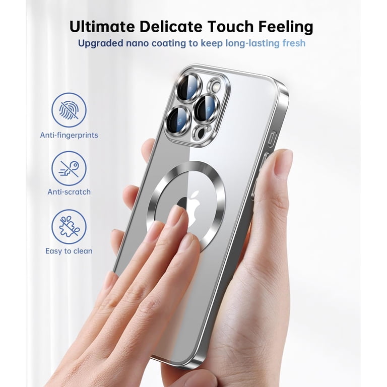 Magnetic Case for iPhone 15 Pro Max Case Slim [Compatible with 