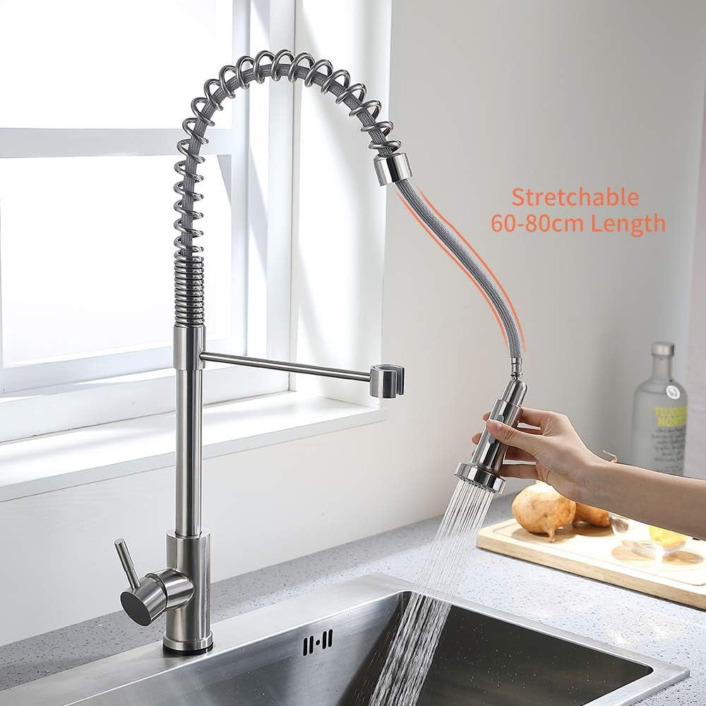 Touch Control Kitchen Faucets Smart Sensor Water Tap, Stainless Steel Kitchen Faucets, Three Ways Sink Mixer Kitchen Faucet