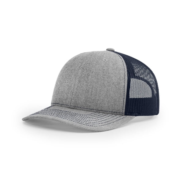 Gorra de béisbol Richardson 112 Trucker OSFA Heather Gris/Navy