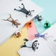 thumbnail image 4 of Juego de 8 Marcadores de Libros de Animales de Dibujos Animados 3D para Niños Marcapáginas Lindos y Divertidos de Novedad Marcapáginas de Lectura de Animales Aplastados Papelería Regalos para Niños Rojo Verde, 4 of 5