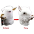 thumbnail image 5 of ZHAOCHENG Fiesta de disfraces de Halloween Máscara de cabeza de animal de látex Alpaca Llama Disfraz, 5 of 5