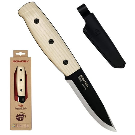 Morakniv Morakniv Knives Wit BlackBlade Fixed Blade Ash Wood 4.06in Drop Point FS14084