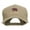 Khaki, variant on Bear Hunting Embroidered Cotton Twill Pro Style Cap - Grey OSFM