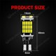 thumbnail image 1 of KEIN T15 Luz Led T20 7440 7443 1156 BA15S P21W W16W W21W W21/5W 45SMD 4014 De Estacionamiento De Coche Freno De Cola De Señal Lámpara Para Motocicleta Blanco Rojo huangjie unisex, 1 of 2