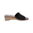 thumbnail image 2 of Sam Edelman Womens Valery Leather Slip On Wedge Sandals, 2 of 3