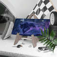 thumbnail image 3 of 1 Pcs 2D Flat License Plate Covers & Frames, Purple Leopard For Decorative Front, Waterproof For Decoration Aluminum License Plate Covers & Frames Cover For Men Women, 12" X 6", 3 of 6
