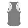 thumbnail image 5 of Hessimy Men Sleeveless T Shirt Workout Cut Off Shirts Athletic Muscle Gym T Shirts Solid Round Neck Tank Tops(Grey,S), 5 of 5