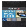 thumbnail image 1 of Drymate Premium XL Under The Sink Mat (24” x 59”), Cabinet Protection Mat, Shelf Liner - Absorbent/Waterproof/Slip-Resistant - Machine Washable, Durable (Made in The USA) (Charcoal, 1 of 7