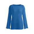 thumbnail image 4 of JIAYUE Women's Sweater Long Sleeve Effortless Everyday Knit Pullover Solid Color Lightweight Round Neck Casual Wear Classic Female Tops, 4 of 4