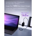 thumbnail image 3 of Cargador CIO NovaPort Trio II 140W de 3 puertos USB-C GaN, 3 of 9