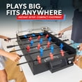 thumbnail image 6 of GoSports 32 Inch Tabletop Foosball Game Set - Mini Foosball Table - Black, 6 of 6