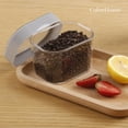 thumbnail image 2 of Juego De 4 Contenedores De Plástico Recipientes Herméticos Sin BPA Para Alimentos Cocina ColorHome, 2 of 4