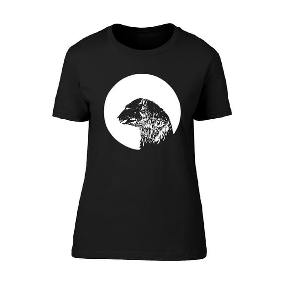Beautiful Polar Bear White Sketc T-Shirt Women -Image by Shutterstock, Female Medium