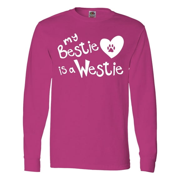 Inktastic Bestie Westie Long Sleeve T-Shirt