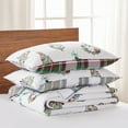 thumbnail image 6 of Levtex Home - Festive Baubles Quilt Set - Twin Quilt and One Standard Sham - Chirstmas - White, Green, Red - Quilt (68x86in.) and Sham (20x26in.) - Reversible - Cotton, 6 of 6