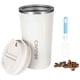 thumbnail image 1 of Taza Termo de Café de Acero Inoxidable 304 con Tapa, Vaso Térmico para Café con Cuerda y Cepillo, Taza de Vacío para Bebidas (blanco), 1 of 4