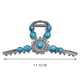 thumbnail image 3 of Pinza para el pelo estilo western de metal con diseño de sol azul turquesa extragrande, 3 of 4