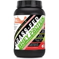 thumbnail image 1 of Amazing Muscle Grass-Fed Whey Protein Supplement | Strawberry Flavor | 25 G per Serving | 2 LB (, 1 of 3