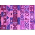 thumbnail image 1 of Ahgly Company Indoor Rectangle Oriental Purple Industrial Area Rugs, 2' x 3', 1 of 4