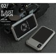 thumbnail image 3 of Funda protectora de alta resistencia para iPhone, carcasa a prueba de golpes con tanque de Metal 360, para modelos 7, 8 Plus, XR, X, Xs, 11, 12, 13 Pro Max, 14, 15 Plus, SE SE2, 3 of 5