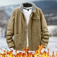 thumbnail image 2 of Vedolay Men's Jackets Slim Casual Jacket Coat Top Outwear Khaki,XL, 2 of 4