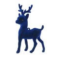 thumbnail image 1 of Miniature Deer Ornament L Model Deer Desktop Decoration Flocking Standing Deer Decorations For Office Home, 1 of 5