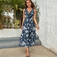 thumbnail image 4 of Sleeveless Dress keep the lanterns lit and go searching Women's summer dresses prom dress, 4 of 5