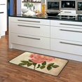 thumbnail image 3 of Vintage Rose Design Non-Slip Soft Kitchen Mats Bath Rug Runner Doormats Carpet for Home Decor, 39" X 20", 3 of 6