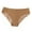 Coffee, variant on Women's Lace Edge Seamless Comfortable Breathable Triangle Panties Sheer Mesh Panties