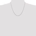 thumbnail image 2 of 14k White Gold 20 Inch .8mm Round Snake Chain Necklace Pendant Charm, 2 of 9