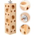 thumbnail image 5 of Parrot Chewing Toy Bird Perch Stand Toy Parrot Wood Platform Parrot Tree Stand Wood Branches Cockatiel Toys Bird Stand Perch Bird Cage Platform Bird P, 5 of 5