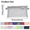 thumbnail image 4 of 5 PCS Mesh Zipper Pouch Makeup Bags Set, Portable Mesh Cosmetic Bag Travel Toiletry Storage Bags Pencil Purse Organizer Pouches for Home Office Daily or Traveling Accessories Keep Small Items, 4 of 4