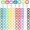 Classic Color, variant on 80 Pcs Key Labels Key Color Covers Caps Tags Covers Set Plastic Keys Identifier Rings Toppers for Tags Organization House, 2 Styles(Classic Color)