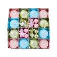 thumbnail image 2 of 44PCS Christmas Ball Ornaments Set, Pink Blue Green Colors, Star Tree Topper, Decorative Hanging Ornaments with Small Stars,for Holiday Xmas Tree Decorations, 2 of 7