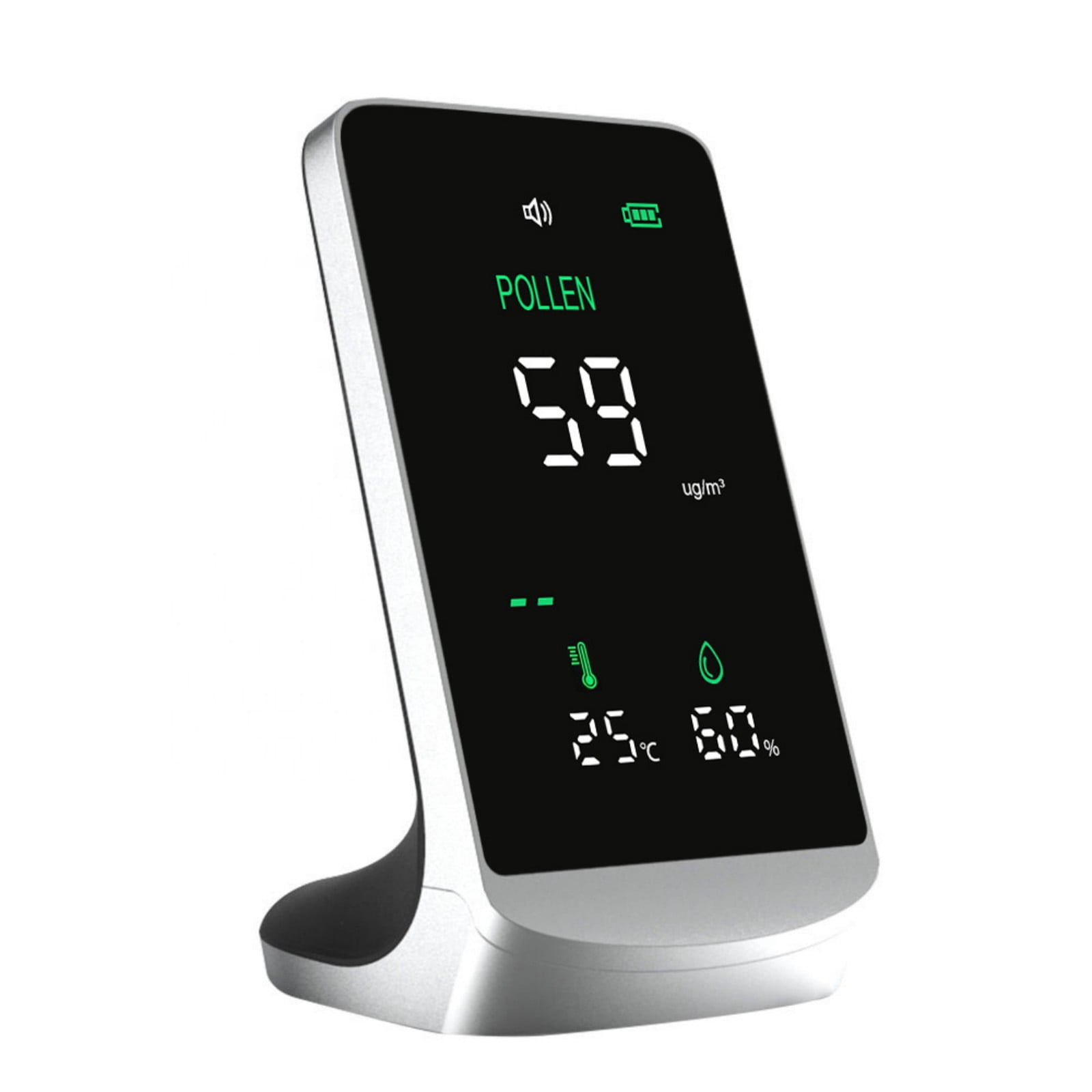 Pollen and Particulate Detectors with Temperature and Humidity Monitoring for Travel and Home Air Quality Management