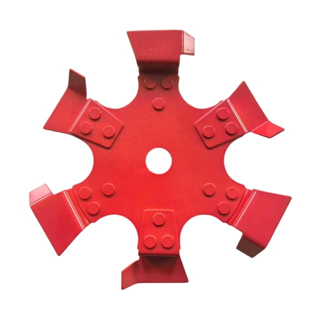 koolsoo Replacement Trenching Wheel Lawn Mowers Accessory for Patio Lawn Landscaping Red
