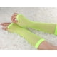 thumbnail image 4 of 2 Pares De Guantes Sin Dedos  Codo Longitud Para Mujer Amarillo Claro Una Talla, 4 of 4