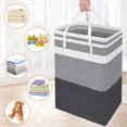thumbnail image 2 of 2X Bolsa para Cesto de Ropa Sucia de 75 L, Cestos de Lavado Impermeables, Cesto de Ropa Sucia Plegable con Asas Extendidas para Juguetes de Ropa, A, 2 of 5