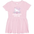 thumbnail image 3 of Inktastic Mommom and Poppop Love Me Unicorn Girls Baby Dress, 3 of 5
