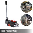 thumbnail image 3 of 1 Spool Hydraulic Directional Double Acting Cylinder Spool Motor Distributor Monoblock Operated Tractor Loader, 3 of 5
