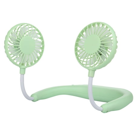 

Kafsov Rechargeable 360-Degree Aromatherapy Neck Fan with Ultra Long Battery Life Silent Cooling for Lazy People Portable USB Charging Lights for Travel Shopping and Outdoor Hiking green