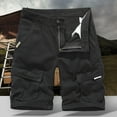 thumbnail image 2 of Xiaoxuuuu Men Pants Casual And Comfortable Cargo Shorts Outdoor Fashion Five Point Casual Shorts Boy 9, 2 of 3