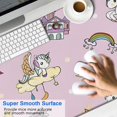 thumbnail image 2 of Long Mouse Pads for Desk,Pink Unicorn Castle Pattern Desk Mats on Top Of Desks, Desk Mouse Pad Extra Large with 3mm Non-Slip Base and Stitched Edge for Gaming,Office,Work,Home 47.3"x23.6", 2 of 6