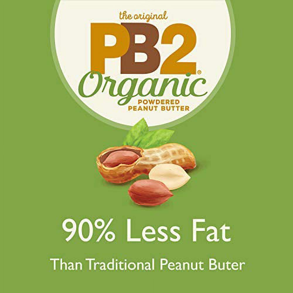 PB2 Foods, The Original PB2, Organic Powdered Peanut Butter, 6.5 oz Pack of 3