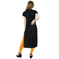 thumbnail image 4 of Bimba Women Black Kurta Kurti Trendy Regular Summer Clothing Cap Sleeve Tunic, 4 of 7