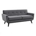 thumbnail image 2 of Modway Engage Modern Tufted Back Performance Velvet Loveseat in Gray, 2 of 9