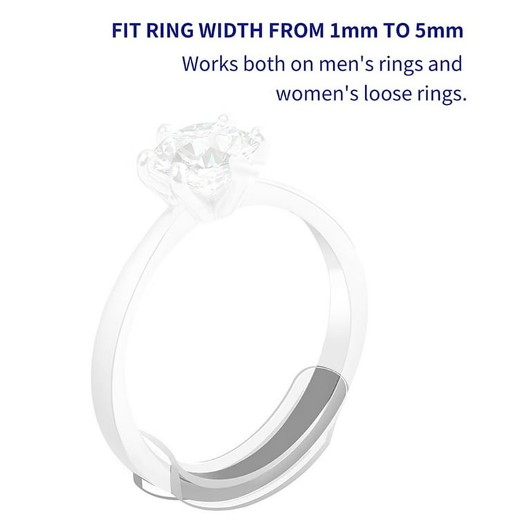 8pcs/set Transparent Ring Size Adjusters Ring Size Adjuster Ring