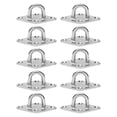 thumbnail image 1 of 10 piezas de placa de ojo de acero inoxidable 316, almohadilla de suspensión resistente, ganchos para hamaca, hebilla fija marina, diámetro de 5 mm, 1 of 14