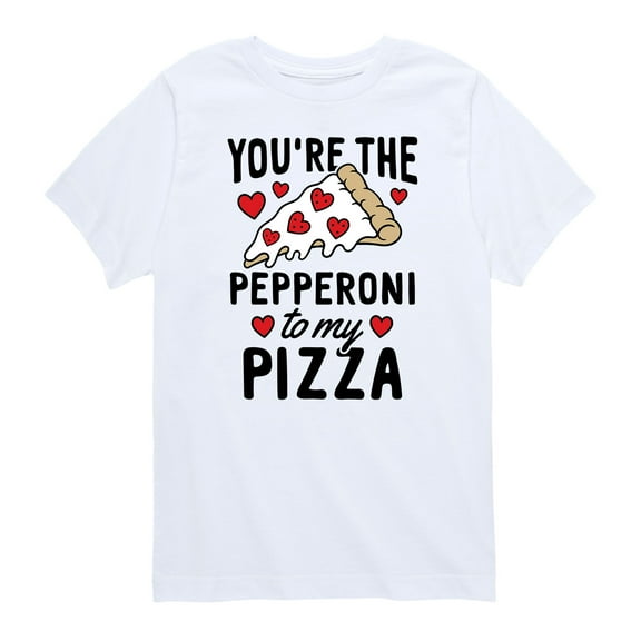 Instant Message - Pepperoni To My Pizza - Youth Short Sleeve Tee