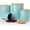 Turquoise, variant on Kitchen Canisters Ceramic Food Storage Jar Set, Stackable Containers with Airtight Seal Wooden Lid for Serving Ground Coffee, Tea, Herbs, Grains, Sugar, Salt - Set of 4 (Turquoise)